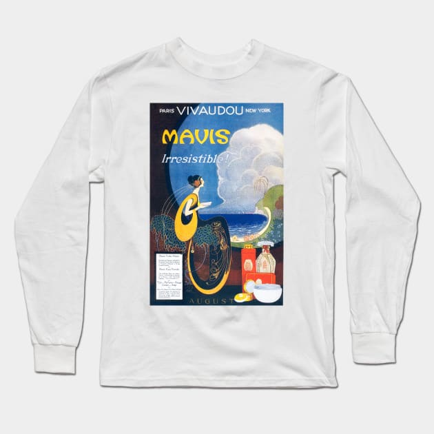 Vintage Mavis Ad Long Sleeve T-Shirt by WAITE-SMITH VINTAGE ART